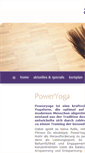 Mobile Screenshot of poweryoga-aachen.com